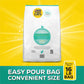 Tidy Cats Clumping Litter 16 lb Bag Free and Clean Unscented Multi Cat Formula with Odor Control for Sensitive Noses