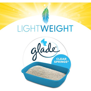Purina Tidy Cats Low Dust Clumping Cat Litter, Glade Clear Springs, Lightweight, 17 lb Box