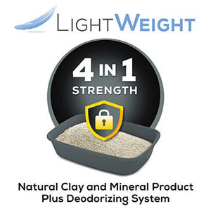 Purina Tidy Cats Lightweight Clumping Cat Litter Multi-Cat 4-in-1 Strength 17 lb Box