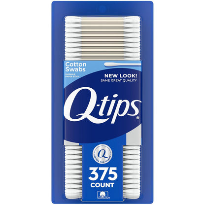 Q-tips Q-tips Cotton Swabs For Hygiene And Beauty Care Original Cotton Swab Made With 100% Cotton 375 Count