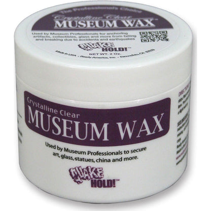 Quakehold! 66111 Museum Wax, Clear 2 Ounce,
