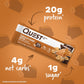 Quest Nutrition Chocolate Peanut Butter Bars, 20g Protein, 1g Sugar, 5g Net Carb, Gluten Free, Keto Friendly, 12 Count,