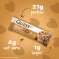 Quest Nutrition Chocolate Chip Dough Cookie Protein Bars, 21g Protein, 1g Sugar, 4g Net Carb, Gluten Free, Keto Friendy, 12 Count,
