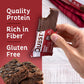 Quest Nutrition Chocolate Brownie Protein Bar, 20g Protein, 1g Sugar, 4g Net Carb, Gluten Free, Gluten Free, 12 Count,