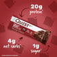 Quest Nutrition Chocolate Brownie Protein Bar, 20g Protein, 1g Sugar, 4g Net Carb, Gluten Free, Gluten Free, 12 Count,