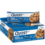 Quest Nutrition Oatmeal Chocolate Chip Protein Bars, 20g Protein, 1g Sugar, 5g Net Carb, Gluten Free, Keto Friendly, 12 Count,