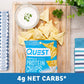 Quest Nutrition Tortilla Style Protein Chips, Ranch, 19g Protein, 4g Net Carbs, Low Carb, Gluten-Free, 11oz, Pack of 12