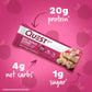 Quest Nutrition White Chocolate Raspberry Protein Bars, 20g Protein, 1g Sugar, 5g Net Carb, Gluten Free, Keto Friendly, 12 Count,