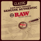 RAW RAW Cones Classic 1-1/4 Size - 50 Pack - Slow Burning Pre Rolled Cones Made Of Paper With Tips And Packing Tubes Included