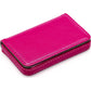 RFID Blocking Wallet - Minimalist Leather Business Credit Card Holder - Rose,
