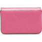 RFID Blocking Wallet - Minimalist Leather Business Credit Card Holder With Magnetic, Pink, Small,