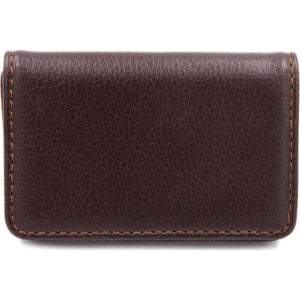 RFID Blocking Wallet - Minimalist Leather Business Credit Card Holder With Magnetic, Coffee, Small,