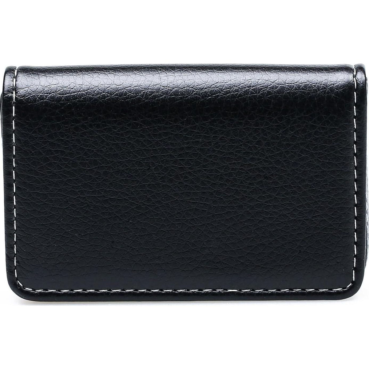 RFID Blocking Wallet - Minimalist Leather Business Credit Card Holder - Black,