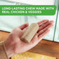 Rachael Ray Nutrish Soup Bones Dog Treats, Chicken & Veggies Flavor, 11 Bones, Chewy Long-Lasting