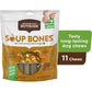 Rachael Ray Nutrish Soup Bones Dog Treats, Chicken & Veggies Flavor, 11 Bones, Chewy Long-Lasting