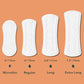 Rael Organic Cotton Panty Liners, Regular Absorbency, Unscented, Chlorine-Free, 44 Count