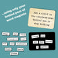 Ransom Notes Party Game Magnetic Word Tiles for Adults and Teens 3+ Players