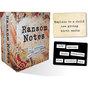Ransom Notes Party Game Magnetic Word Tiles for Adults and Teens 3+ Players