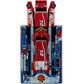 Red 72-Card Racer, Pocket-Sized Load & Launch Race Car Toy for Kids Ages 5+, Compact Fun for On-the-Go Play