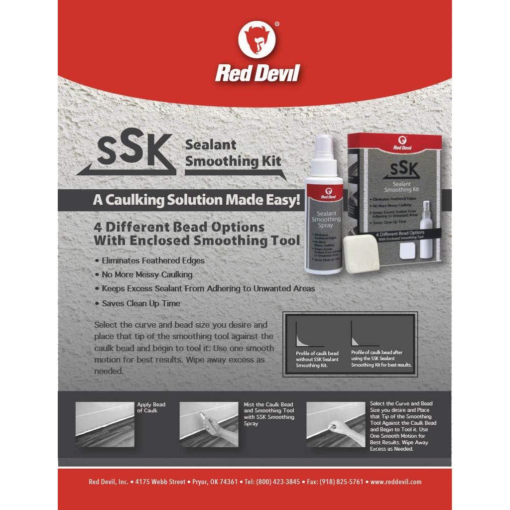 Red Devil 0567 Sealant Smoothing Kit,075339016244