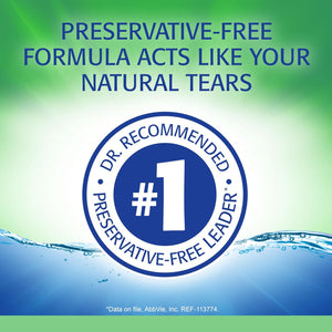 Refresh Refresh Plus Lubricant Eye Drops, Preservative Free, Single Use Containers, 30 Count