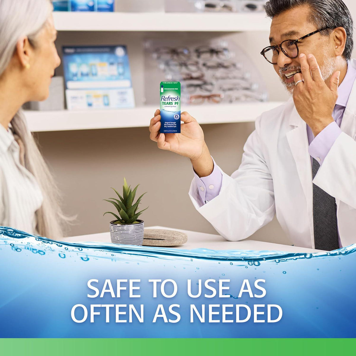 Refresh Tears PF, Preservative-Free Artificial Tears, Lubricant Eye Drops, 033 fl oz (10 ml)