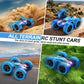 Remote Control Car for Kids Ages 6 12 RC 4WD Stunt Car with LED Lights USB C Batteries Blue