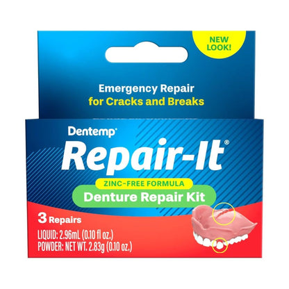 Dentemp Repair-It Denture Repair Kit 3 Repairs,372494101915