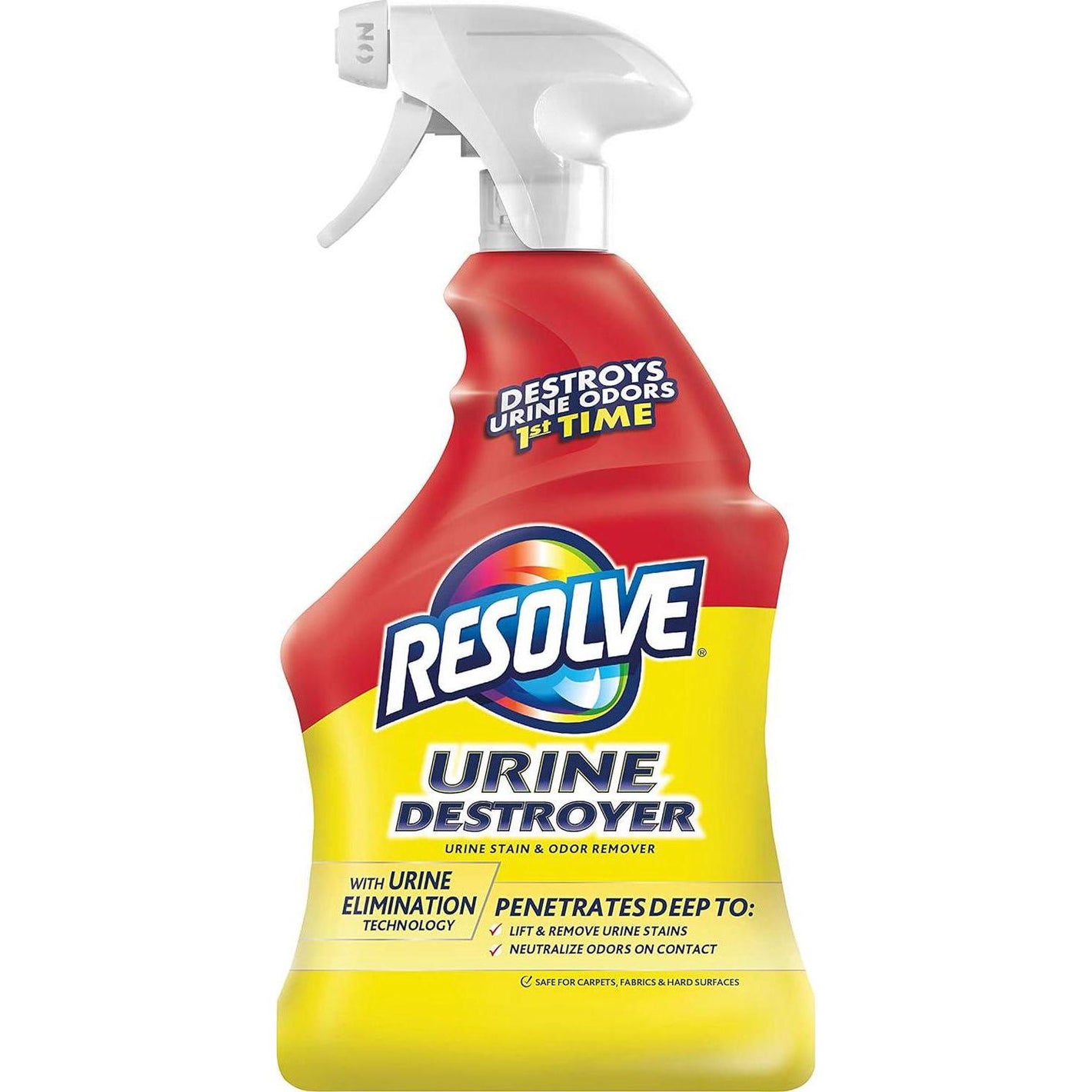 Resolve Urine Destroyer Spray, 32 oz, Pet Stain & Odor Remover, Carpet Cleaner for Dog & Cat Urine