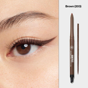 REVLON Revlon ColorStay Pencil Eyeliner With Built-in Sharpener, Waterproof, Smudgeproof, Longwearing Eye Makeup With Ultra-Fine Tip, Brown, 0.01 Oz