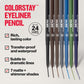 REVLON Revlon ColorStay Pencil Eyeliner With Built-in Sharpener, Waterproof, Smudgeproof, Longwearing Eye Makeup With Ultra-Fine Tip, Black Brown, 0.01 Oz