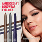 REVLON Revlon ColorStay Pencil Eyeliner With Built-in Sharpener, Waterproof, Smudgeproof, Longwearing Eye Makeup With Ultra-Fine Tip, Black Brown, 0.01 Oz