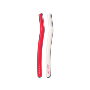 Revlon Face Defuzzers, 2 Count, Stainless Steel Blade, Smooth Skin Tool, Precision Facial Hair Removal & Shaping