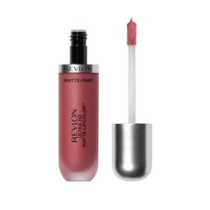 Revlon Ultra HD Matte Lipcolor, 0.2 oz, Pink Devotion 600, Lightweight Velvety Liquid Lipstick for Fuller-Looking Lips