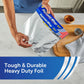 Reynolds Wrap Heavy Duty Aluminum Foil, 12in x 50ft Roll, Strong & Durable, Easy Open & Close Tab