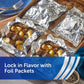 Reynolds Wrap Heavy Duty Aluminum Foil, 12in x 50ft Roll, Strong & Durable, Easy Open & Close Tab