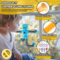 Robot Sensory Fidget Travel Toys, 4 Pack, Suction Cup & Pop Tubes, Ages 3–8, Airplane & Autism Gifts