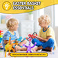 Robot Sensory Fidget Travel Toys, 4 Pack, Suction Cup & Pop Tubes, Ages 3–8, Airplane & Autism Gifts