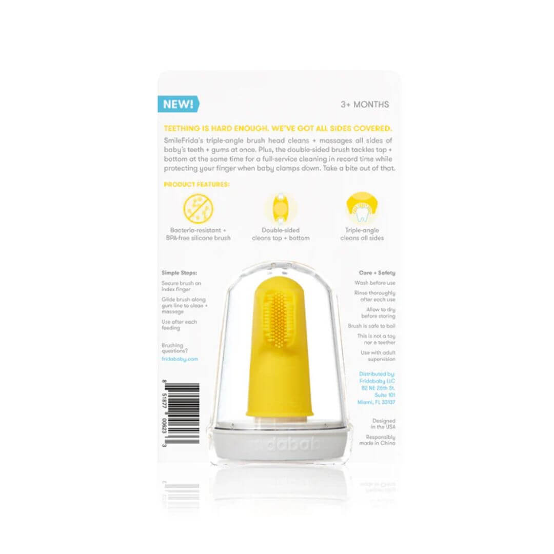 Frida Baby Smile Frida Finger Toothbrush For 3+ Months,851877006233