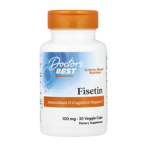 Doctor's Best Fisetin 100mg 30 Veg Capsules