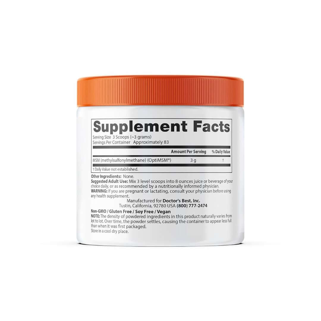 Doctor's Best MSM Powder 250g,753950000766