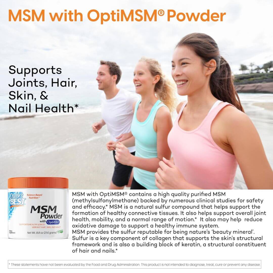 Doctor's Best MSM Powder 250g,753950000766