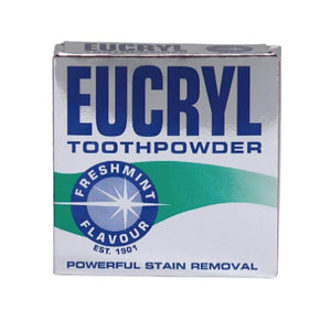 Eucryl Fresh Mint Flavor Powerful Stain Removal Toothpowder 50g