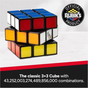 Rubik's Cube Original 3x3 Puzzle Brain Teaser and Fidget Toy for Ages 8 and Up