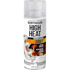 Rust-Oleum 260771 Automotive High Heat Spray Paint, 11 Oz, Clear,020066209070