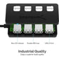 SABRENT 4 Port USB 2.0 Data Hub With Individual LED Lit Power Switches [Charging NOT Supported] For Mac And PC (HB-UMLS),