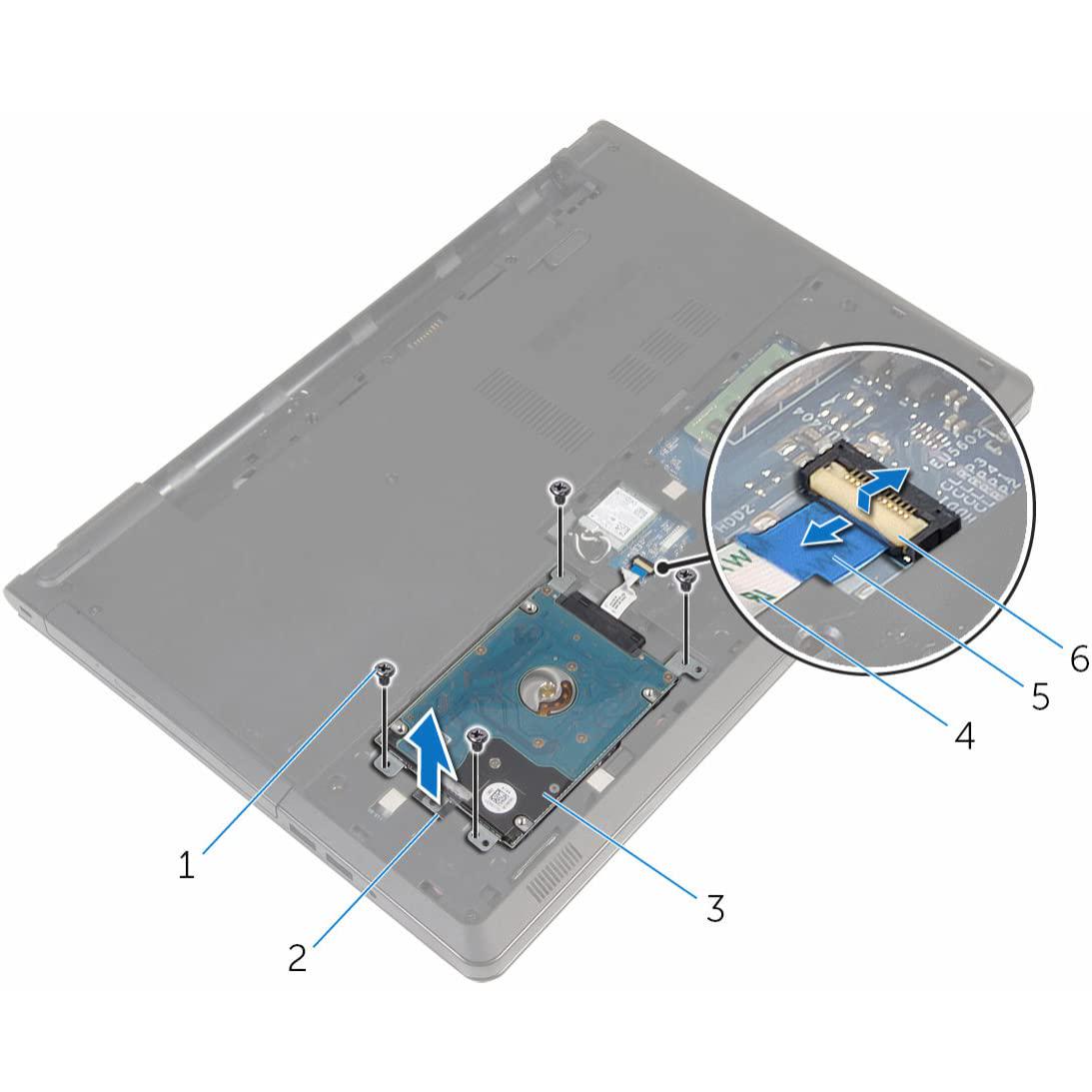 SATA Hard Drive Cable H5G06 0H5G06 NBX0001QE00 HDD Connector Replacement For Dell Inspiron 5552 5555 5558 5559 5566 Vostro 3458 3459 3558 3568,