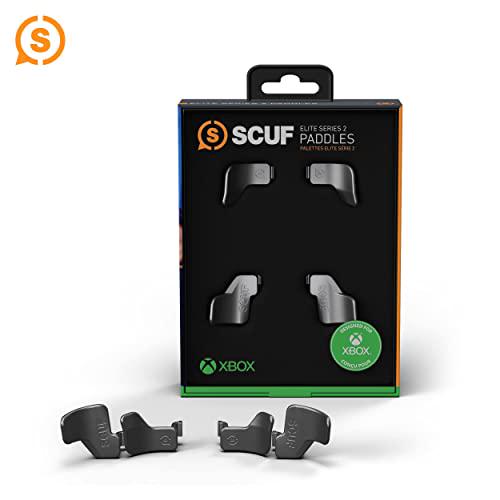 SCUF Elite Paddles for Xbox, 4 Pc Set, Compatible with Elite Series 1 & 2 Controllers, Durable Gaming Accessory