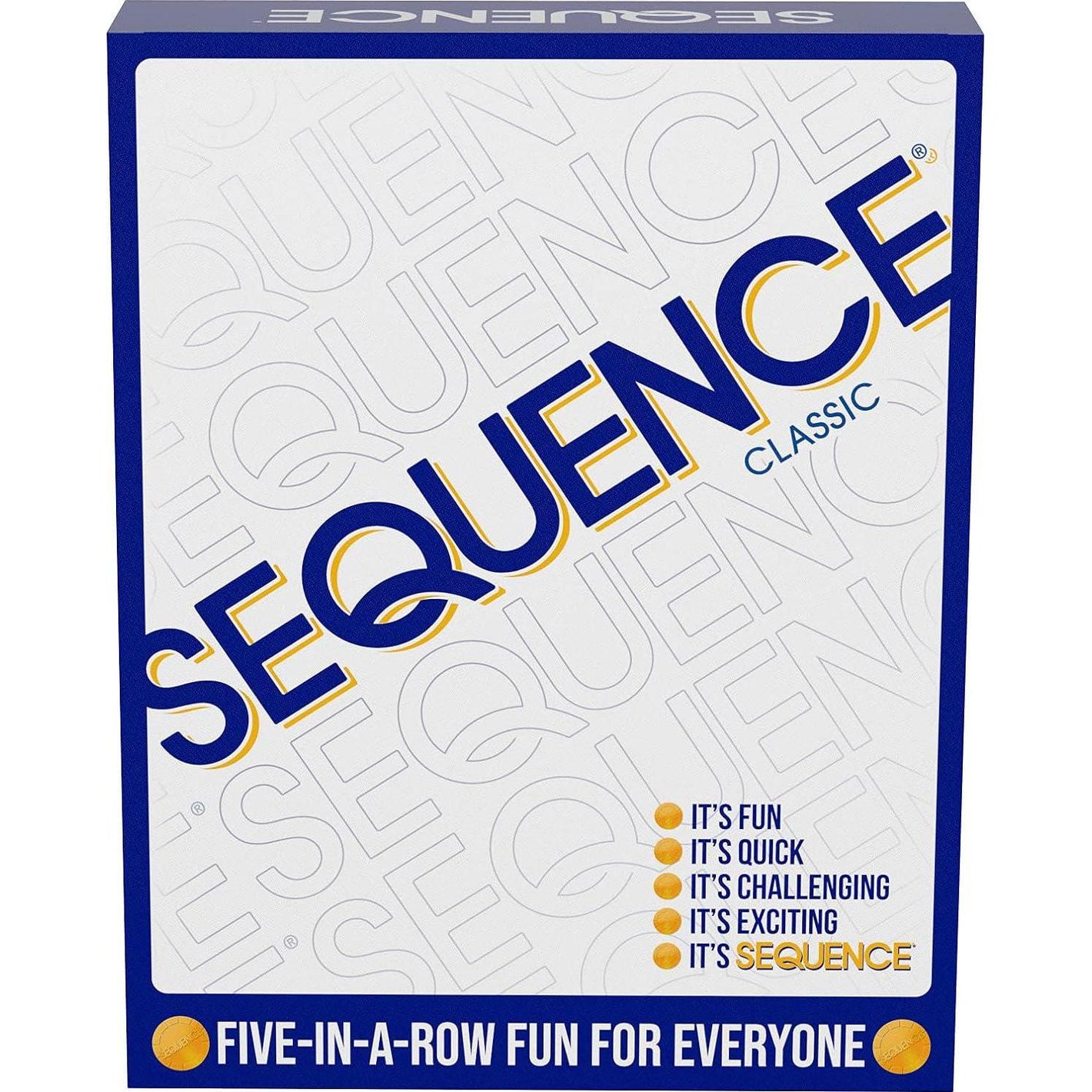 Sequence Original Board Game with Folding Board Cards and Chips Family Strategy Game by Jax