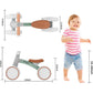 Sereed Baby Balance Bike, 4-Wheel Toddler Bike for 12–24 Months, First Ride On Toy for 1 Year Old Boys & Girls